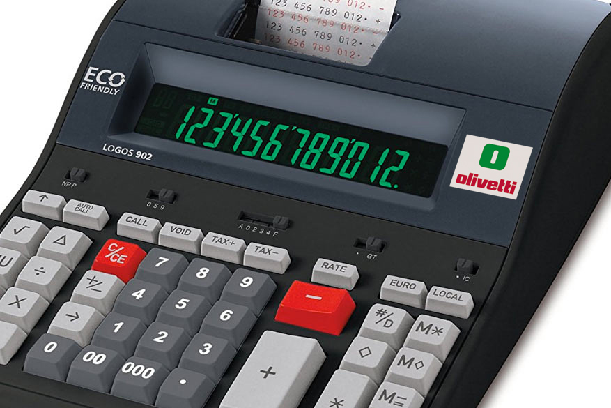 Calculadora de sobremesa con impresión Olivetti 4646000 